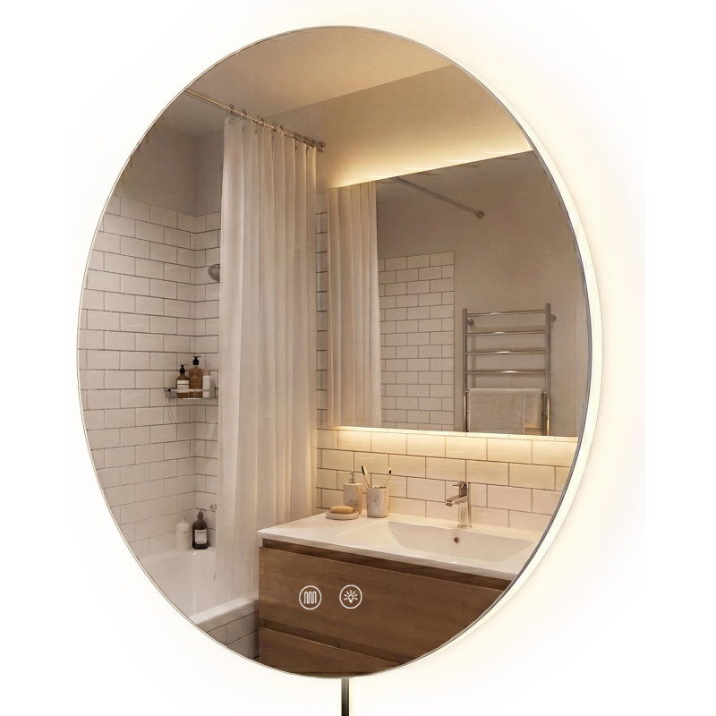 Miroir de salle de bain Vendula 60 cm