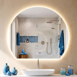Miroir de salle de bain Baloni 80 cm