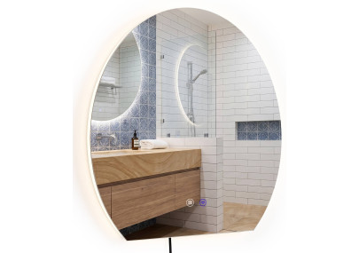 Miroir de salle de bain Baloni 80 cm
