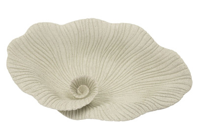 Pochette decorativa en forma de pétalo vacía 39 x 24 x 8,5 cm