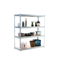 Étagère de rangement 160x60x180 cm argent