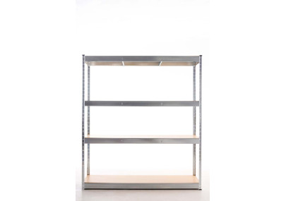 Étagère de rangement 160x60x180 cm argent