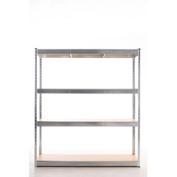 Étagère de rangement 160x60x180 cm argent