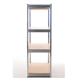 Étagère de rangement 160x60x180 cm argent