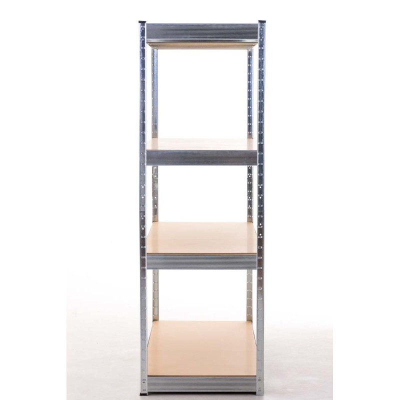 Étagère de rangement 160x60x180 cm argent