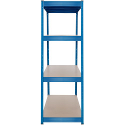 Estantería para cargas pesadas 160x60x180 cm Azul