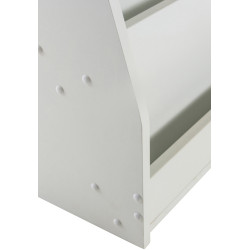 Librería Melfa de madera con 4 estantes 80 cm