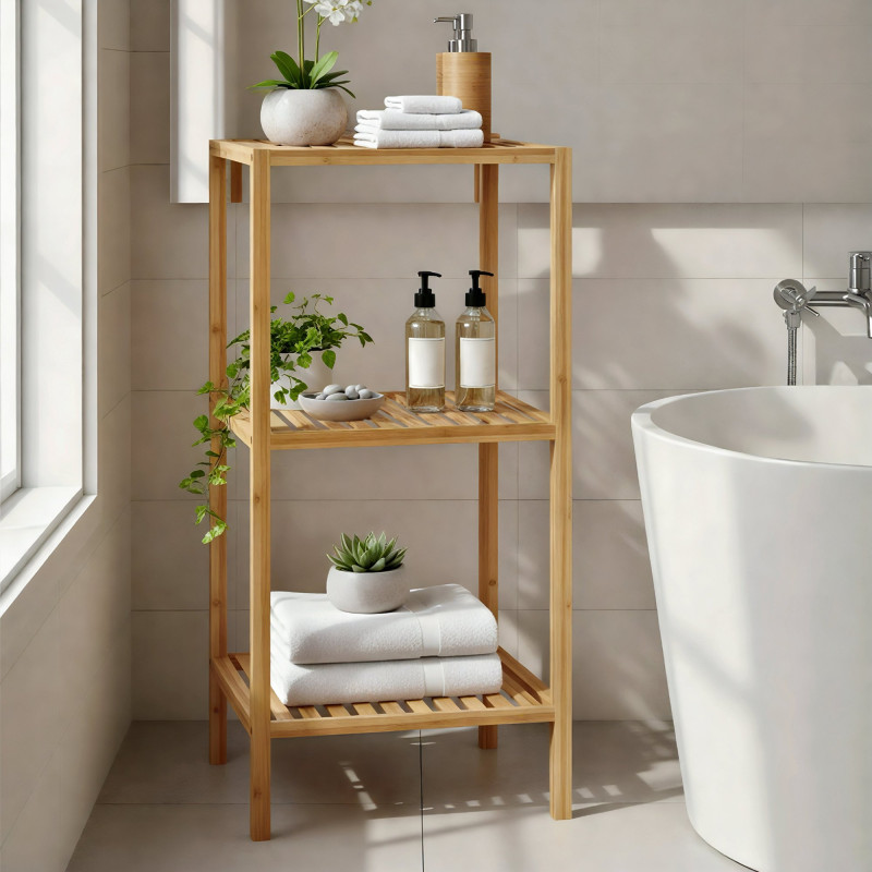 Étagère de salle de bain Zinnias S nature