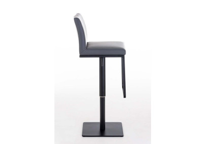 Tabouret de bar Panama B, similicuir, gris