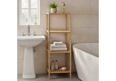 Étagère de salle de bain Zinnias M nature
