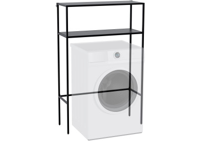 Étagère pour machine à laver Kendal noir