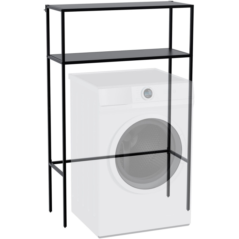 Étagère pour machine à laver Kendal noir