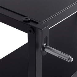 Étagère pour machine à laver Kendal noir