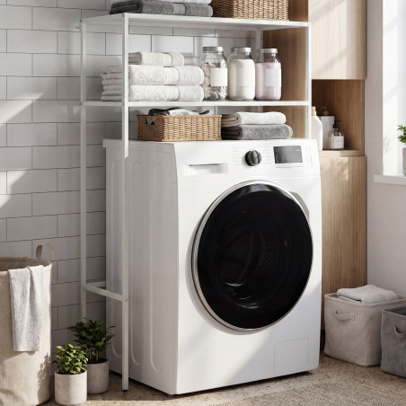 Étagère pour machine à laver Kendal blanc