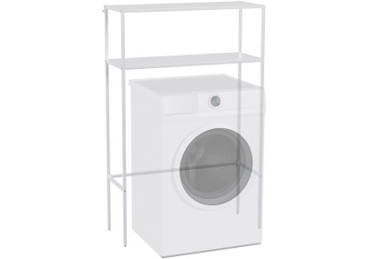 Étagère pour machine à laver Kendal blanc