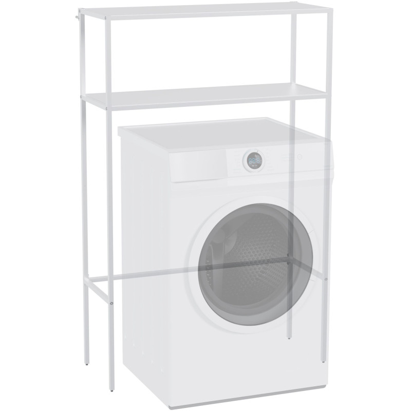 Étagère pour machine à laver Kendal blanc