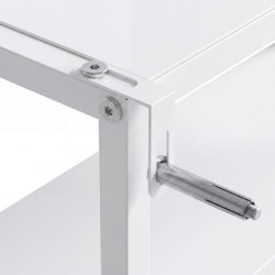 Étagère pour machine à laver Kendal blanc
