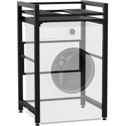 Étagère pour machine à laver Juri noir
