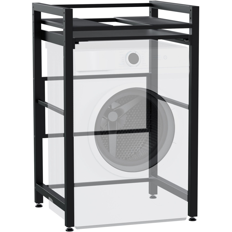 Étagère pour machine à laver Juri noir