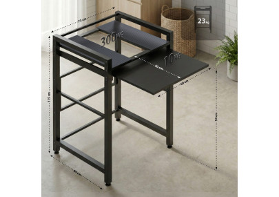 Étagère pour machine à laver Juri noir