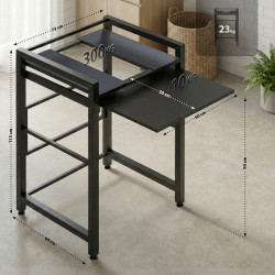Étagère pour machine à laver Juri noir