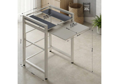 Étagère pour machine à laver Juri blanc