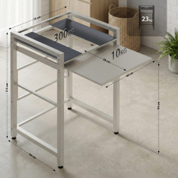 Étagère pour machine à laver Juri blanc