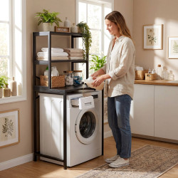 Étagère pour machine à laver Torbay noir