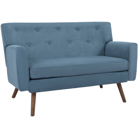 Canapé Kioni Cord, blu