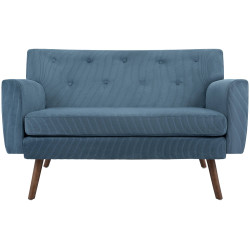 Canapé Kioni Cord, blu