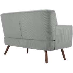 Canapé Kioni Cord, gris