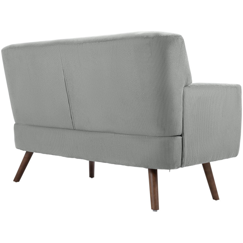 Canapé Kioni Cord, gris