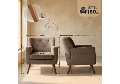 Sessel Kioni Cord
