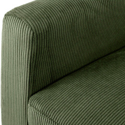 Fauteuil Kioni Cord, vert