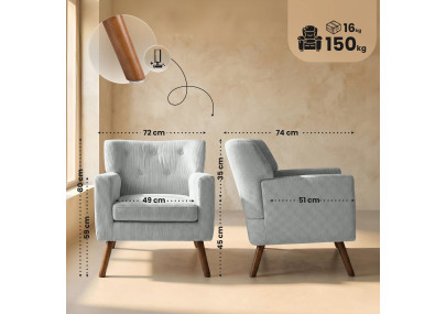 Sessel Kioni Cord