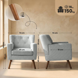 Sessel Kioni Cord