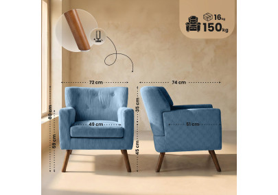 Sessel Kioni Cord