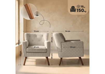 Sessel Kioni Cord