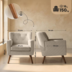 Sessel Kioni Cord