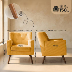 Sessel Kioni Cord