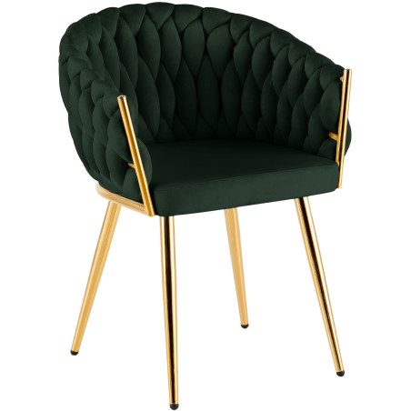 Silla de comedor Molise, verde