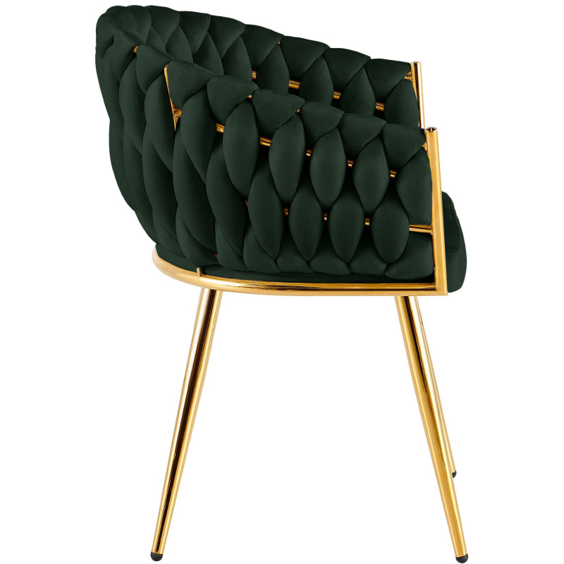 Silla de comedor Molise, verde
