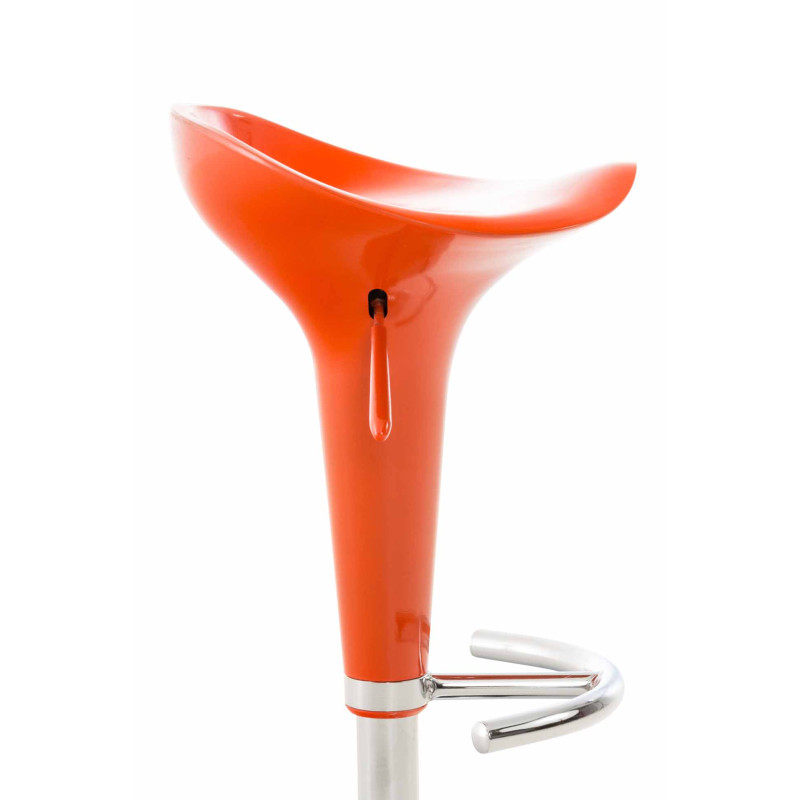 Tabouret de bar Saddle orange