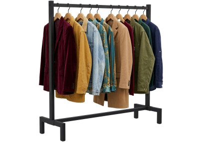 Portant ? v?tements Melva 120x38x120 noir