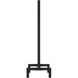 Portant à vêtements Melva 120x38x120 noir
