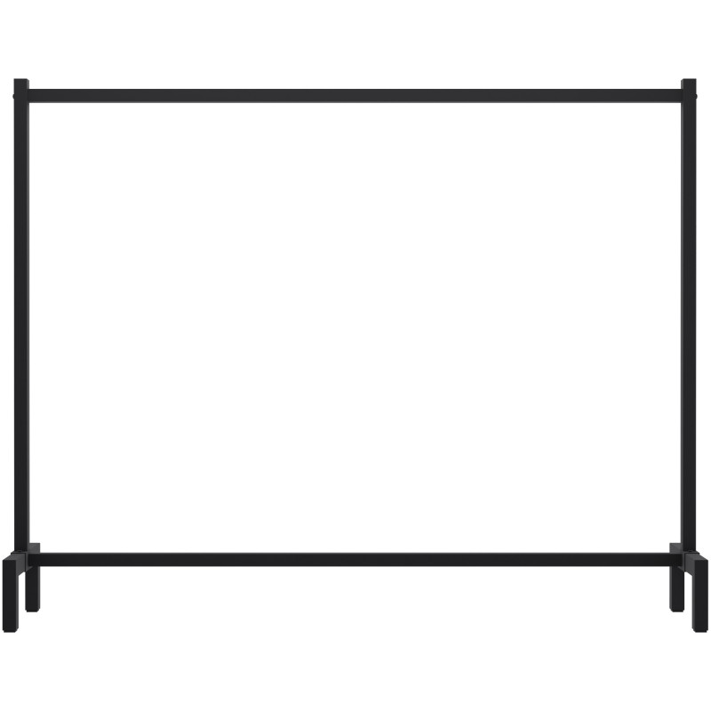 Portant à vêtements Melva 150x38x120 noir