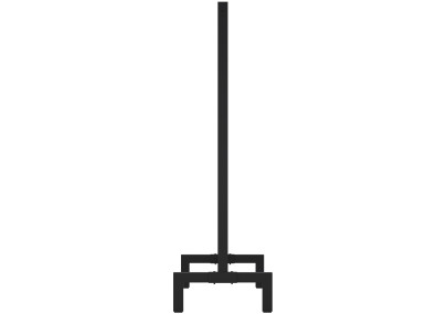 Portant ? v?tements Melva 150x38x120 noir