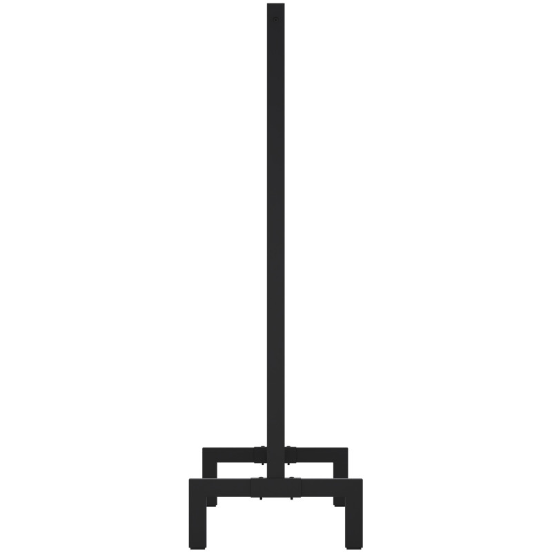 Perchero Melva en estilo industrial Negro,150x38x120