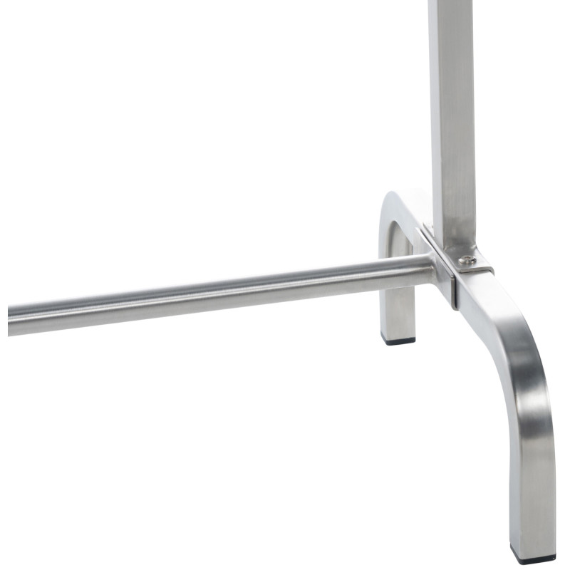 Portant à vêtements Lara 150x38x120 acier inoxydable