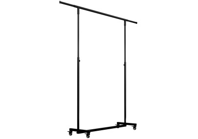 Porta-vestuário dobrável Soran 120x50x188 preto